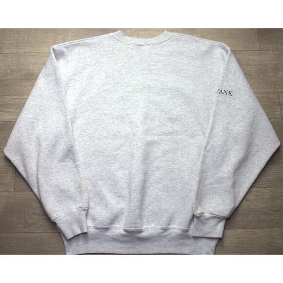 Vintage Fruit Of The Loom Savane Farah Sweatshirt Men's Gray Large - Picture 7 of 8